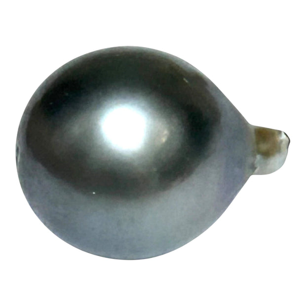 Peacock Middle Gray 13.8 x 17.6mm 21.4 Carats Tahitian South Sea Pearl