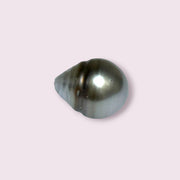 Pear 16.2 Carat 12.6 x 15.5mm Tahitian Peacock Gray Green Loose Pearl