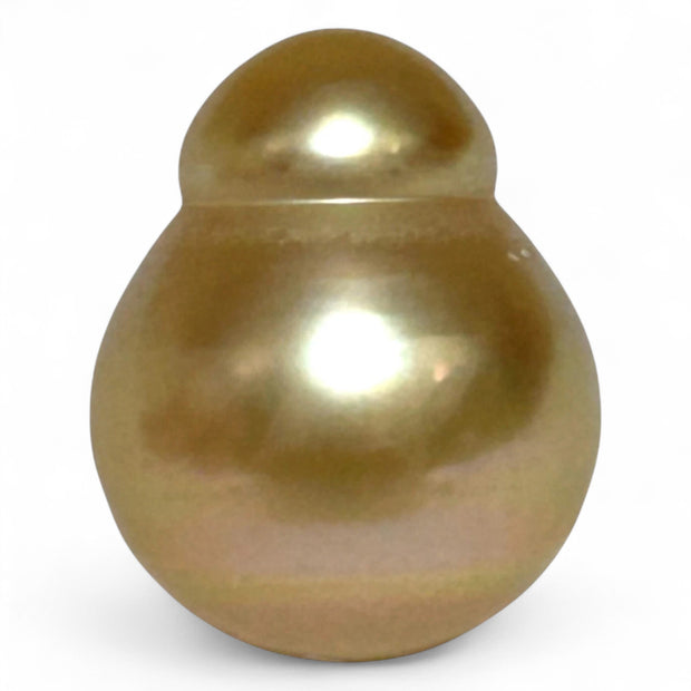 Giant 14.2 x 17.3mm 23 Carat Philippines South Sea Gold Cultured Pearl