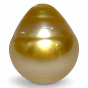 Magnificent Oval 14.6 x 16.8mm 23.2 Carats Golden Philippine Sea Pearl