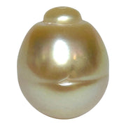 Giant 15.7 x 18.4mm Rich Gold Philippines South Sea Pearl Loose