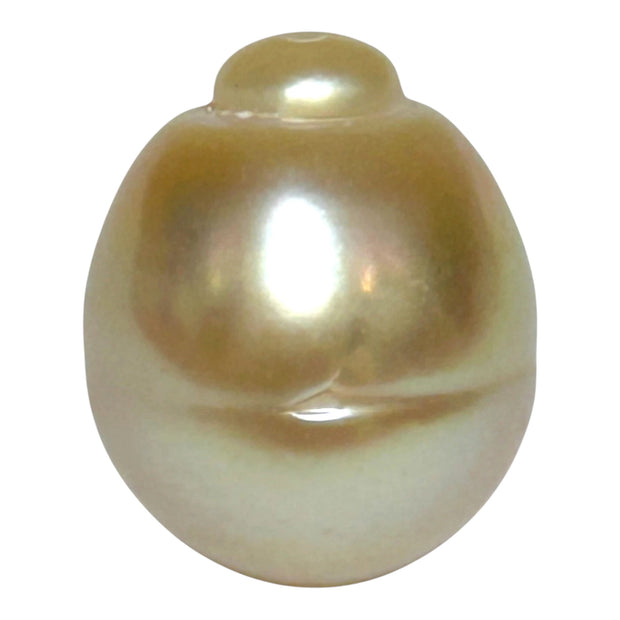 Giant 15.7 x 18.4mm Rich Gold Philippines South Sea Pearl Loose