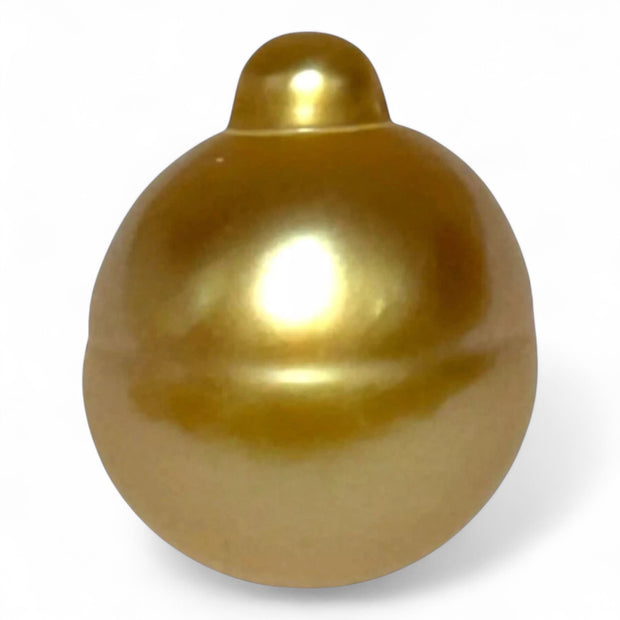 Giant 14 x 17.2mm 23.3ct Rich Golden Philippine South Sea Loose Pearl