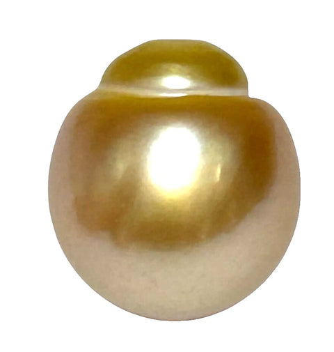 Ornat 14.3 x 15.8mm 22.1ct Natural Deep Gold South Sea Pearl Loose