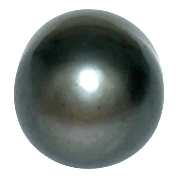 Teardrop 12.8x 17mm 17.6 Carat Tahitian Sea Black Gray Green Pearl