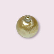 Oval 12.5 x 15mm 14.7 Carats Pale Gold Australia South Sea Pearl Loose
