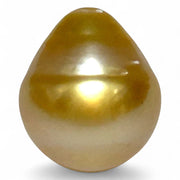 Magnificent Oval 14.6 x 16.8mm 23.2 Carats Golden Philippine Sea Pearl