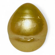 Huge 21.2 Carats Oval 13.7 x 16.6mm Rich Gold South Sea Loose Pearl