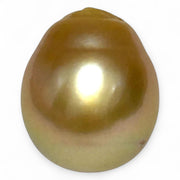 Elegant 26.4 Carat 14.8 x 17.4mm South Sea Pearl Golden Oval Radiant