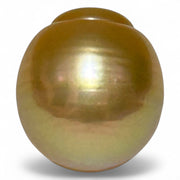 Large 14.2 x 15.6mm 21.7 Carats Deep Gold Philippines South Sea Pearl