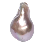 Un-drilled 16.4 x 14 x 22.6mm Keshi Purple Lavender Rainbow Pearl
