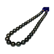 Round 11 - 13mm 34 pcs Tahitian Peacock Black Green Pearl 16" Strand