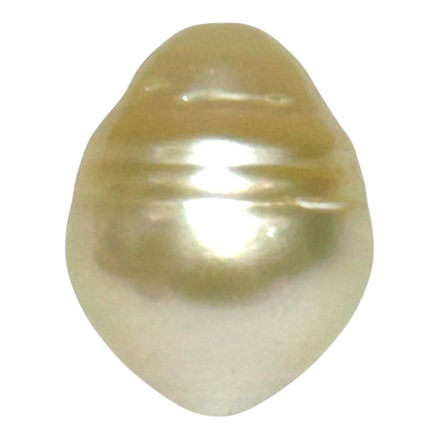 Premier Oval 13.1 x 16.6mm 19.4 Carats Gold South Sea Pearl Loose