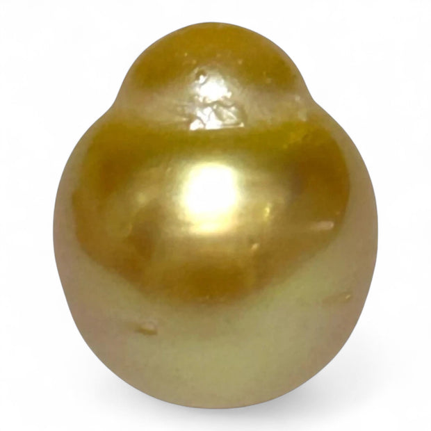 Gorgeous 15.4 x 18.2mm 29.6 Carats South Sea Pearl – Rich Gold Oval