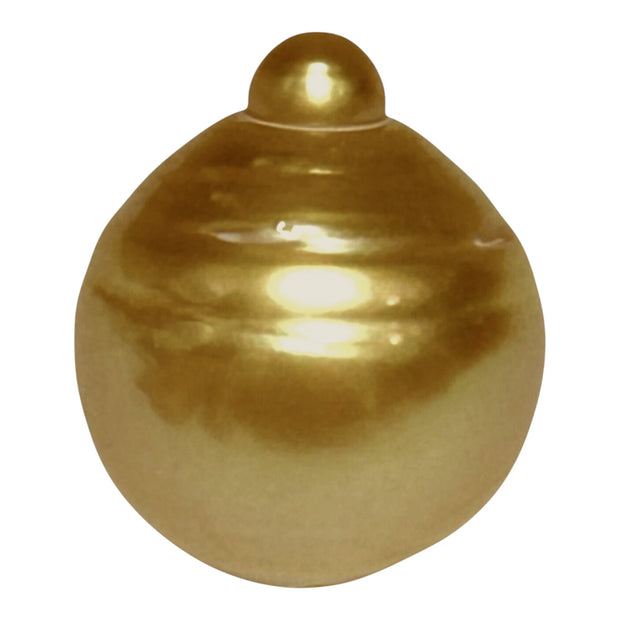 Giant 15 x 17.6mm 24.7 Carat Natural Deep Gold South Sea Loose Pearl