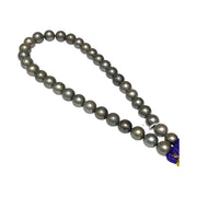 Huge Round 11-13mm 35 pcs Tahitian Peacock Gray Green Pearl 16" Strand