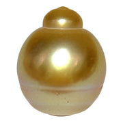 Giant 14.5 × 17.6mm 24.2ct Natural Deep Gold South Sea Pearl Loose