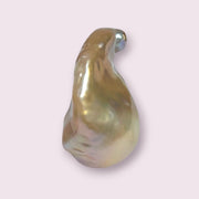 Giant Un-Drilled 116.9 x 13.6 x 25.8mm Keshi Purple Rose Pink Pearl