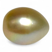 Teardrop 12,7 x 15.6mm 18.3 Carat Gold Philippines South Sea Pearl
