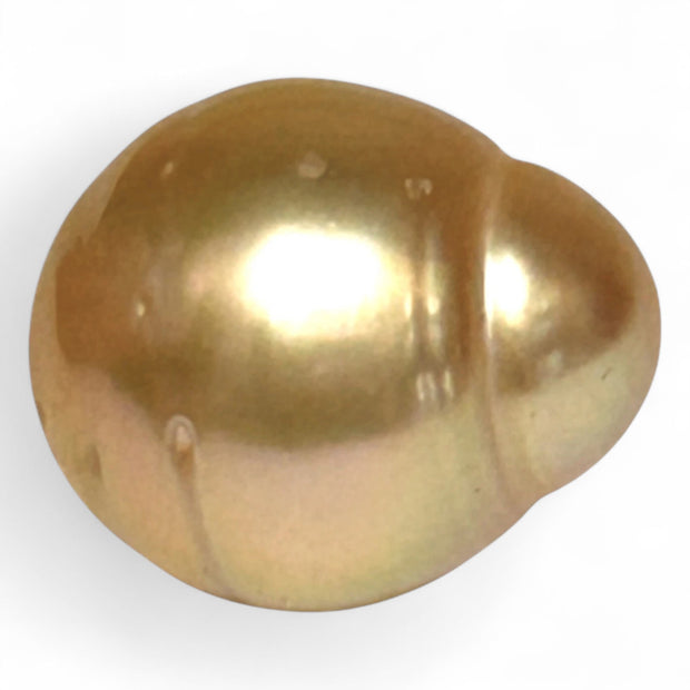 Radiant 18.8ct 13.5x16mm Rich Golden Philippine South Sea Pearl Loose
