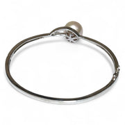 53.4 Carats 7 - 7.5" Bangle 11.7mm South Sea White Round Pearl Bangle