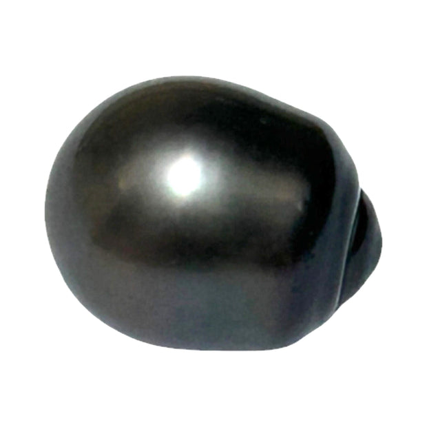 Giant 12.9 x 15.9mm 18.3 cts Tahitian Peacock Black-Green Pearl Loose