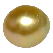 Giant 14.3 x 15.8mm 23.4ct Natural Deep Gold South Sea Pearl Loose
