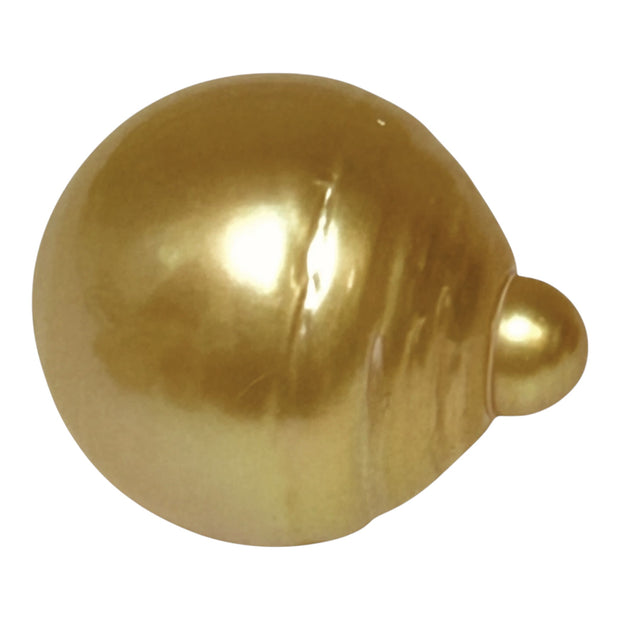 Giant 15 x 17.6mm 24.7 Carat Natural Deep Gold South Sea Loose Pearl