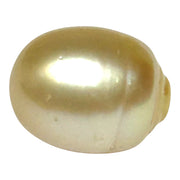 Oval Baroque 12.8 x 16.3mm Natural Gold Philippines South Sea Pearl