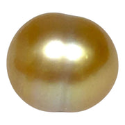 Radiant Oval 12.7 x 15.1mm 18.8 Carats Deep Gold South Sea Pearl