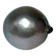 Elegant 13 x 15mm 17.2 Carats Tahitian Pearl – Peacock Mid-Grey Hue