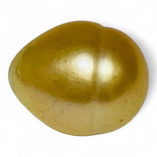 Huge 21.2 Carats Oval 13.7 x 16.6mm Rich Gold South Sea Loose Pearl