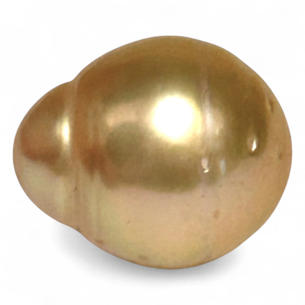 Radiant 18.8ct 13.5x16mm Rich Golden Philippine South Sea Pearl Loose