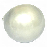 Baroque 11.9 x 13.2mm  Silver Lombok South Sea Keshi Pearl Loose