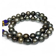 Round 10 - 12mm 38 pcs Multicolors Tahitian South Sea Pearl 16" Strand