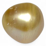 Oval Drop 16.1 x 16.4mm 29.2 Carats Rich Gold South Sea Pearl Loose