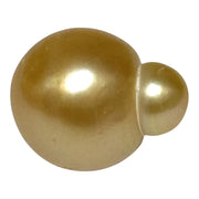 Giant 13.9 x 18.2mm 24.6 Carats Golden Philippines South Sea Pearl