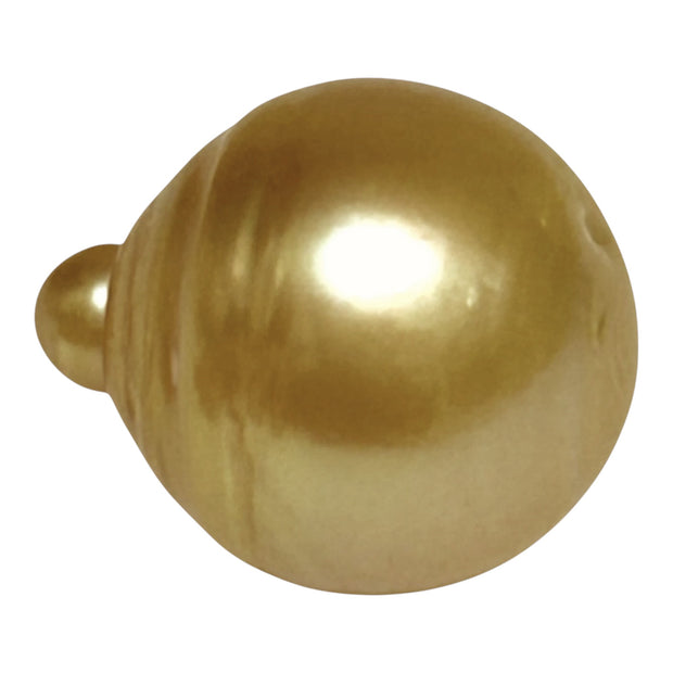 Giant 15 x 17.6mm 24.7 Carat Natural Deep Gold South Sea Loose Pearl