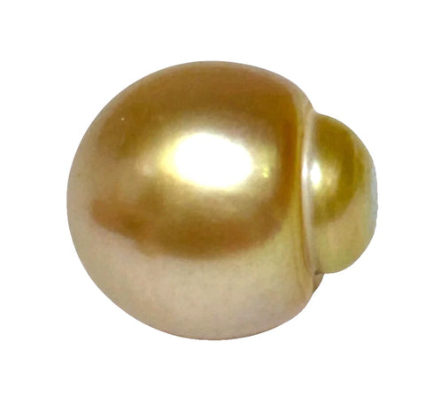 Ornat 14.3 x 15.8mm 22.1ct Natural Deep Gold South Sea Pearl Loose