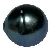 Giant 14.9 x 15.7mm 24 Carat Tahitian Peacock Black Blue Pearl Loose