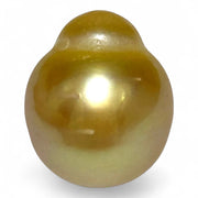 Gorgeous 15.4 x 18.2mm 29.6 Carats South Sea Pearl – Rich Gold Oval