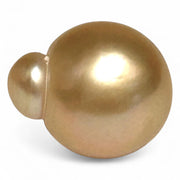 Huge 13.8 x 16.6mm 20 Carat Rich Golden Philippines South Sea Pearl