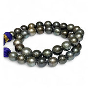 Round 10 - 12mm 38 pcs Multicolors Tahitian South Sea Pearl 16" Strand