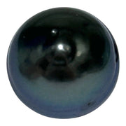 Giant 14.9 x 15.7mm 24 Carat Tahitian Peacock Black Blue Pearl Loose