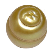 Giant 13.8 x 16.1mm 22.2 Carats Rich Gold Baroque South Sea Pearl