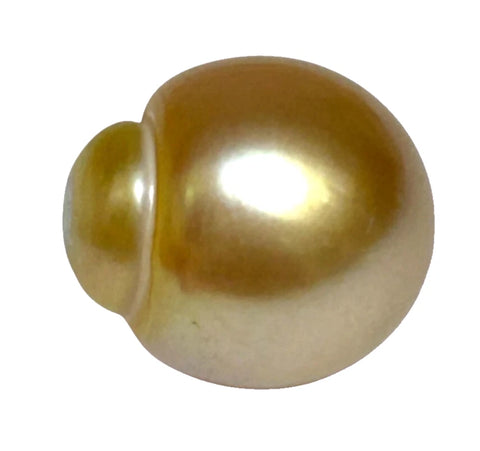Ornat 14.3 x 15.8mm 22.1ct Natural Deep Gold South Sea Pearl Loose