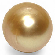Giant 15.2 x 16.6mm 26.7 Carats Rich Golden South Sea Pearl Loose