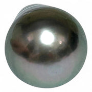 Stunning 12.1 x 15.9mm Teardrop Bottom Round Tahitian South Sea pearl