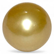 Oval 13.3x16.5mm 19.5ct Golden Philippine South Sea Loose Pearl Loose