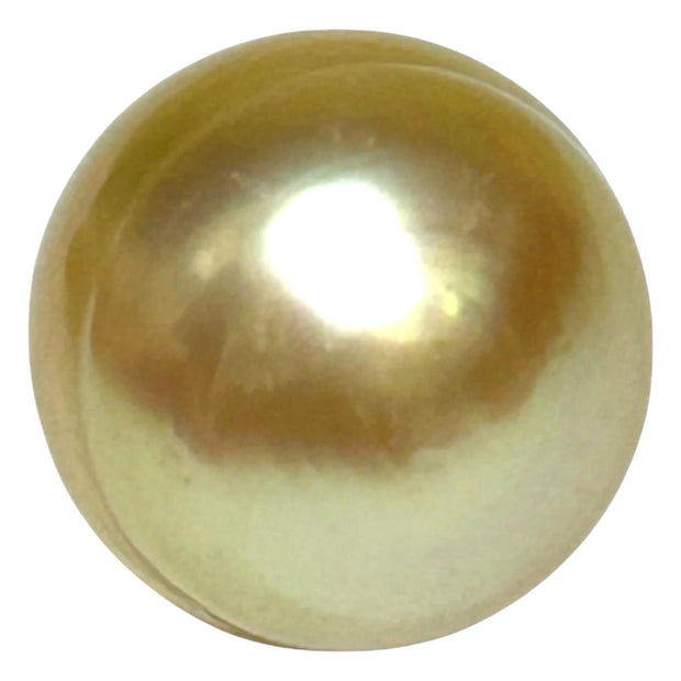 Grand 15.7 x 17.6mm 30 Carat Golden Philippines South Sea Pearl Loose